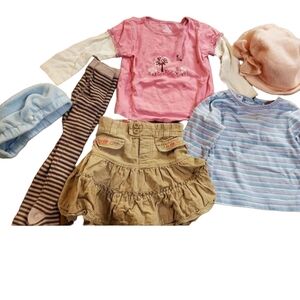 Girls 2T 6-Piece Fall Winter Clothing Bundle